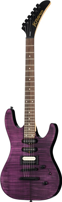 Kramer Striker Figured HSS Purple Front