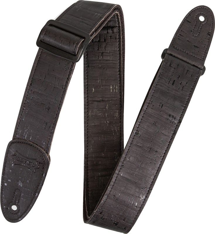 Levys MX8 Speciality Black Cork Strap 1