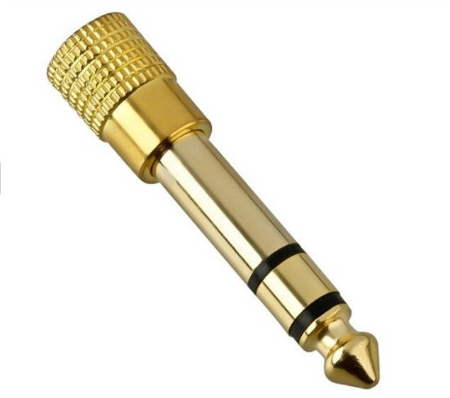 Gold plated headphone adaptor, main