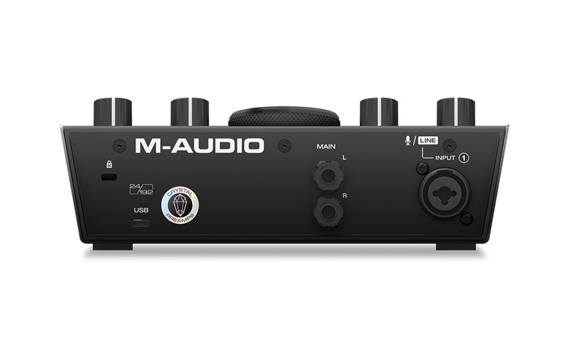 M-Audio Air 192 | 4 Audio Interface, back view