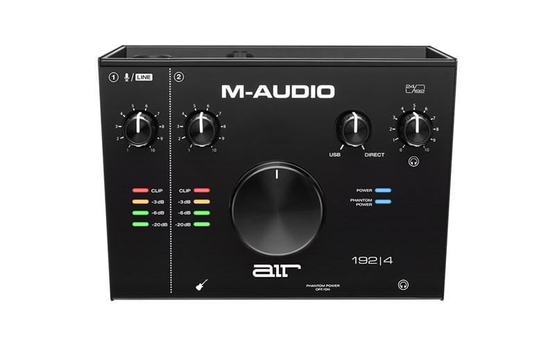 M-Audio Air 192 | 4 Audio Interface, top view