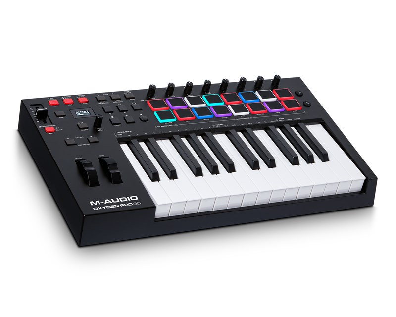 M-Audio Oxygen Pro 25 USB MIDI Keyboard Angle