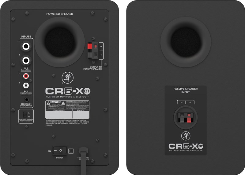 Mackie CR5-XBT Reference Monitors with Bluetooth