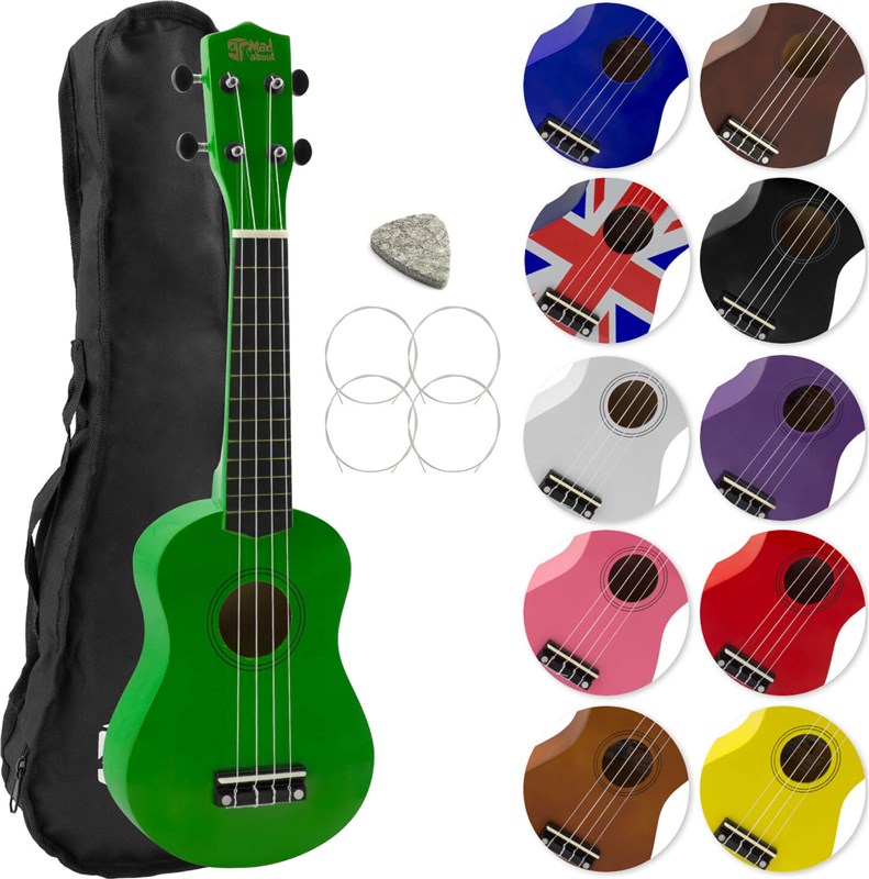 Mad About SU8 Soprano Ukulele Green