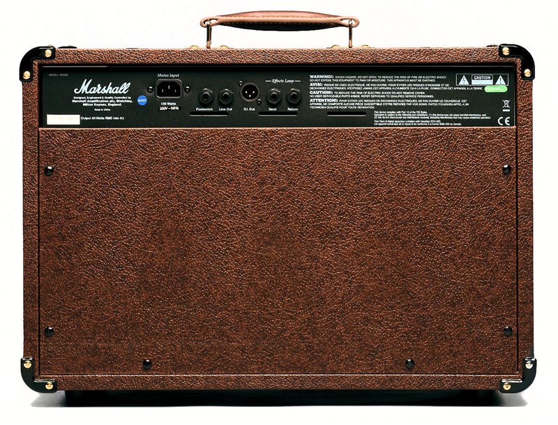 Marshall AS50D Back Panel