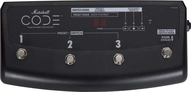 Marshall PEDL-91009 CODE Foot Controller 1