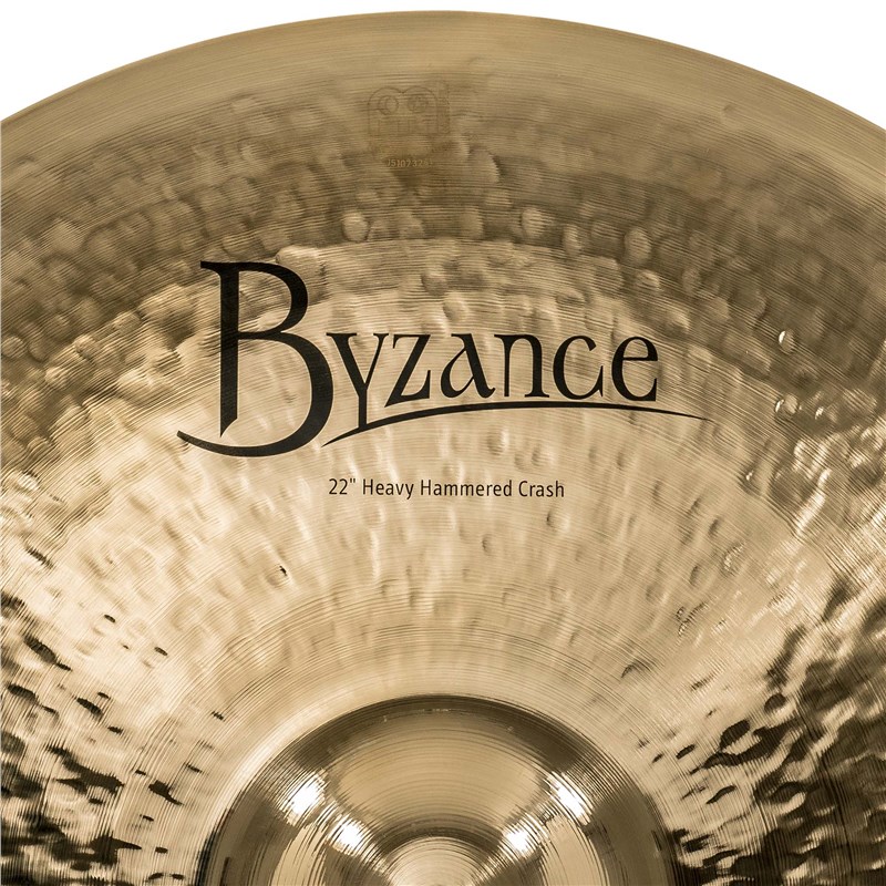 Meinl Byzance Brilliant Heavy Hammered Crash, 22in