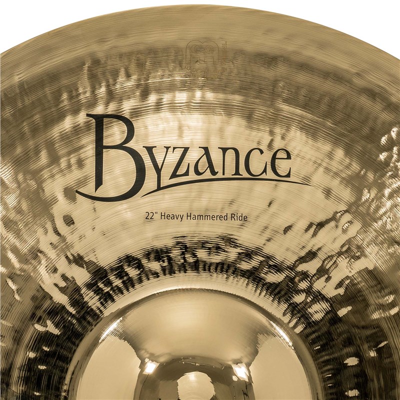 Meinl Byzance Brilliant Heavy Hammered Ride, 22in