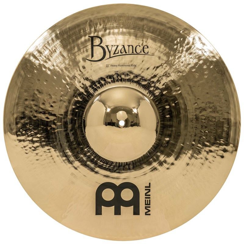 Meinl Byzance Brilliant Heavy Hammered Ride, 22in