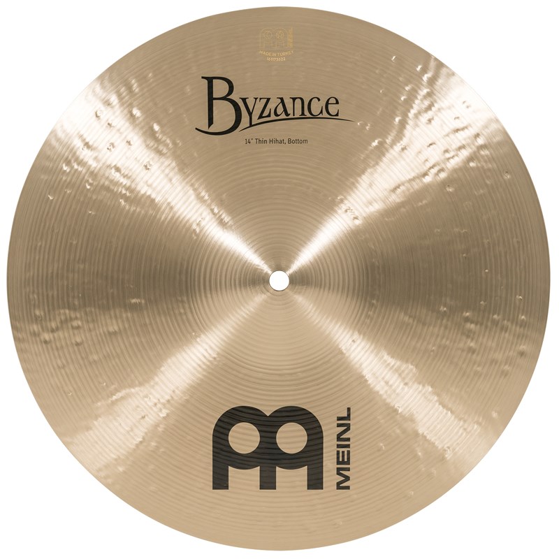 Meinl Byzance Traditional Thin Hi-Hat Cymbal, 14in