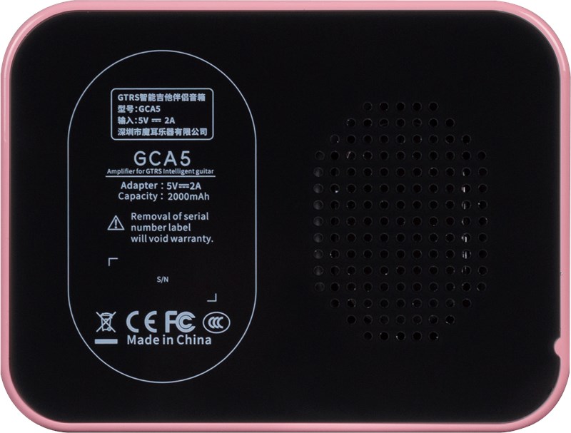 Mooer GCA5 PTNR Mini Bluetooth Amp Pink 5