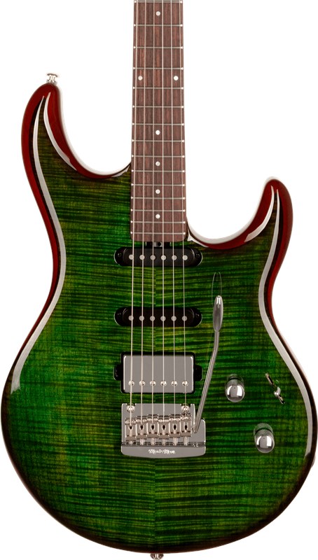 Music Man Luke 3 HSS Luscious Green Flame 1