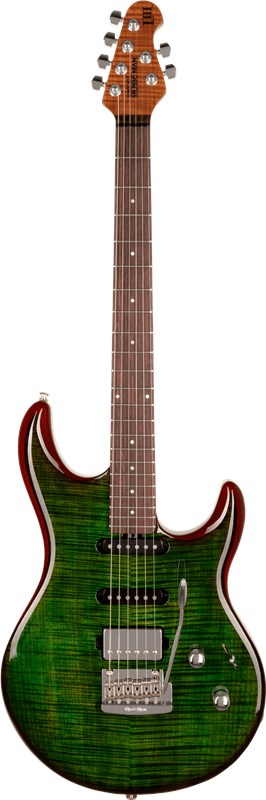 Music Man Luke 3 HSS Luscious Green Flame 2