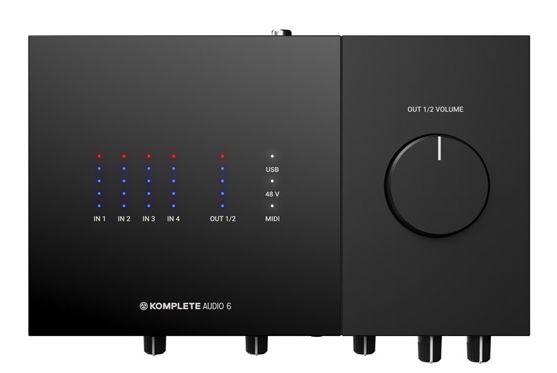 Native Instruments Komplete Audio 6,front view