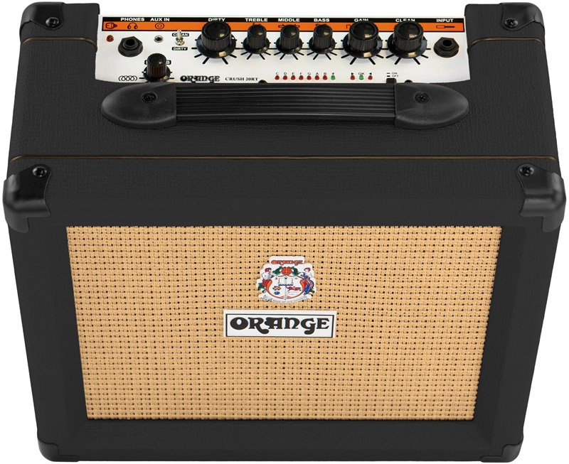 Orange Crush 20RT 20W 1x8 Combo, Black