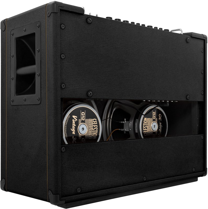 Orange Rockerverb 50W 2x12 Combo, Black