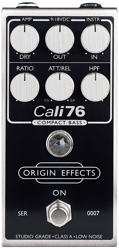 Cali76 Compact Bass Compressor Black Panel