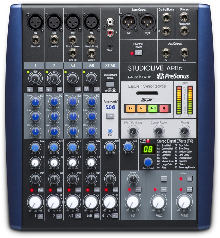 Presonus StudioLive AR8c Hybrid Mixer