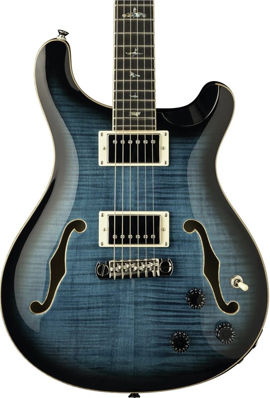 Hollowbody II Piezo Peacock Blue Burst