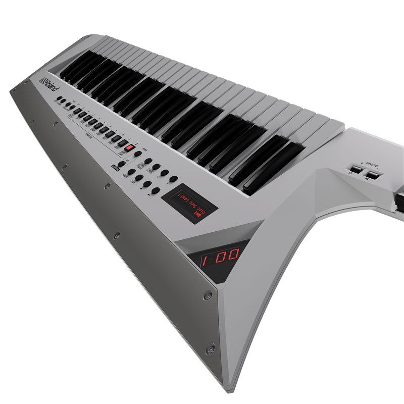 Roland AX Edge Keytar Synthesizer, white