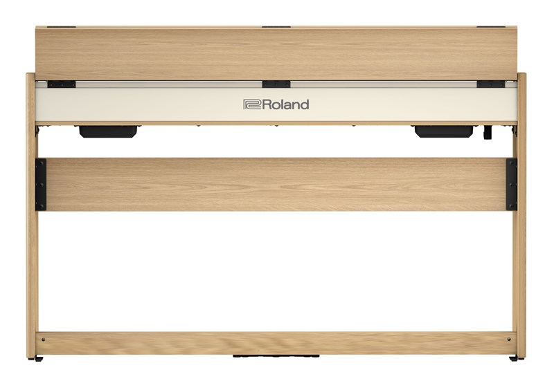 Roland F701 Digital Piano Light Oak Backview