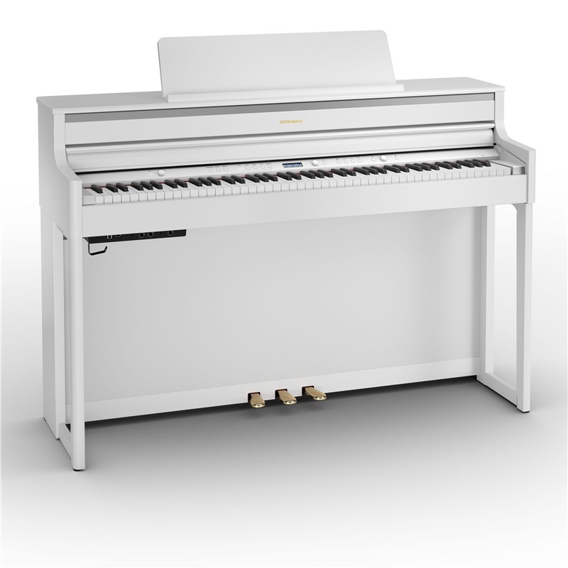 Roland HP-704 Digital Piano, White, main view