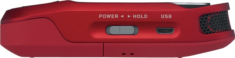 Roland R-07 Portable Audio Recorder Red Right