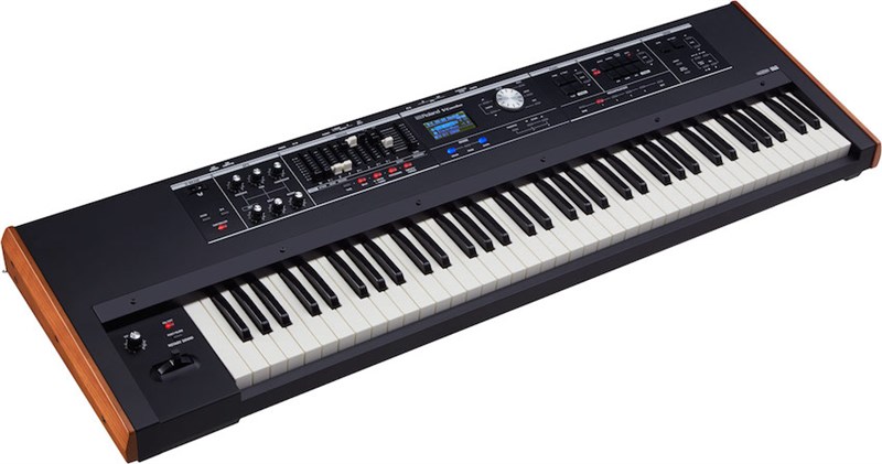 Roland V-Combo VR-730 Performance Keyboard angle