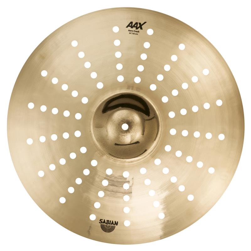 Sabian AAX Aero Crash Cymbal 20in Top