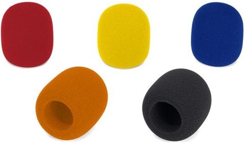 Samson WS1C Coloured Windscreen 5-pack