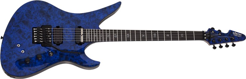 Schecter Avenger FR S Apocalypse Blue Reign