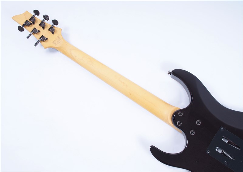 SchecterBanshee6FRExtremeCharcoalBurst-RearNeck