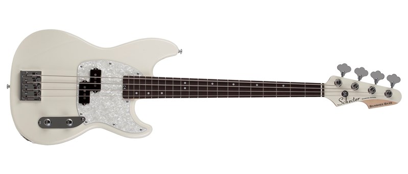 Schecter Banshee Bass, Olympic White