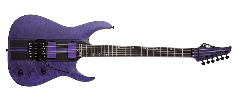 Schecter Banshee GT-FR, Satin Trans Purple