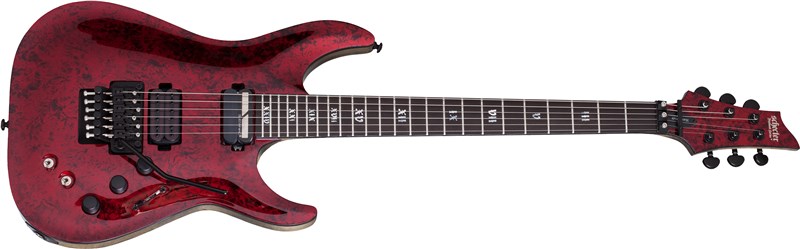 Schecter C-1 FR S Apocalypse Red Reign Tilt