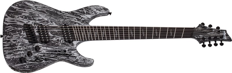 Schecter C-7 Multiscale Silver Mountain 1