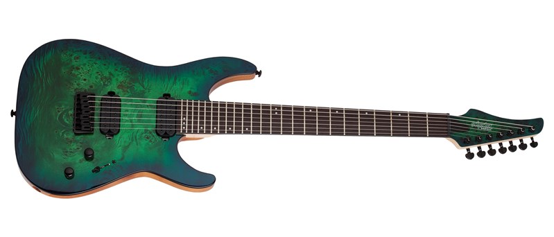 Schecter C-7 Pro, Aqua Burst