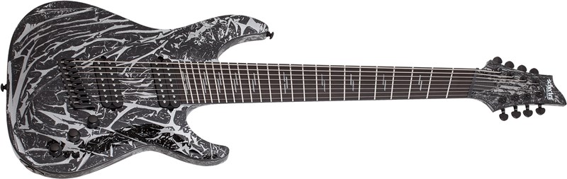 Schecter C-8 Multiscale Silver Mountain 1