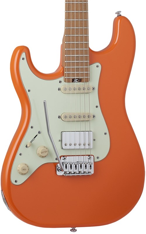 Schecter HSS, Atomic Orange Left Handed