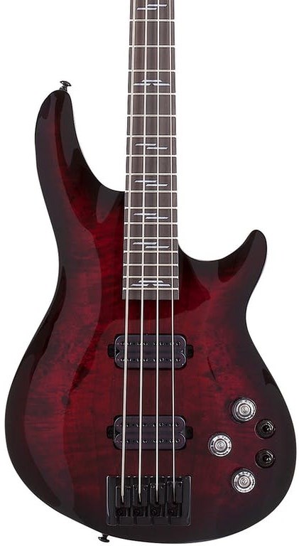 Schecter Omen Elite-4, Black Cherry Burst, Body