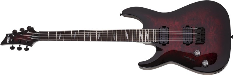 Schecter Omen Elite-6 Black Cherry Burst LH