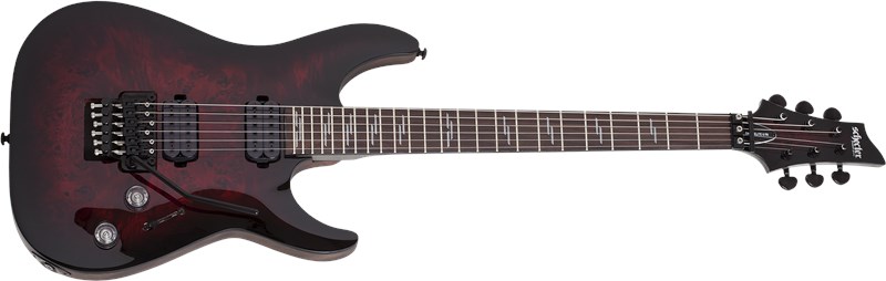 Schecter Omen Elite-6 FR Black Cherry Burst