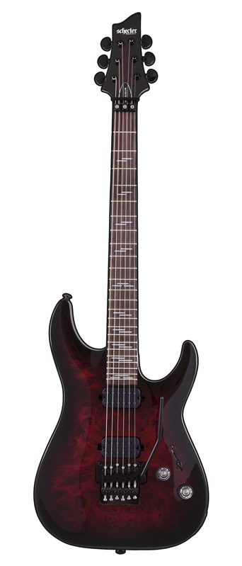 Schecter Omen Elite-6 FR Black Cherry Burst Flat