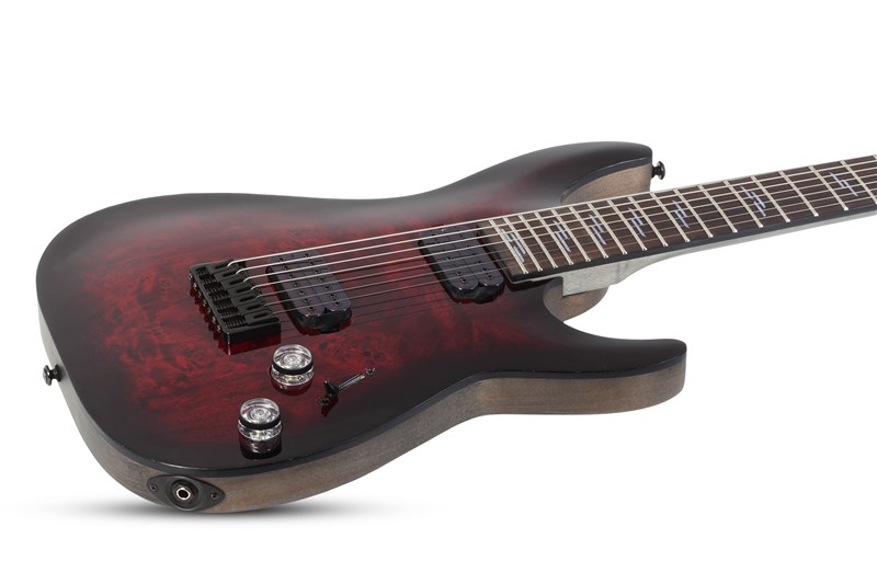 Schecter Omen Elite-7 Black Cherry Burst