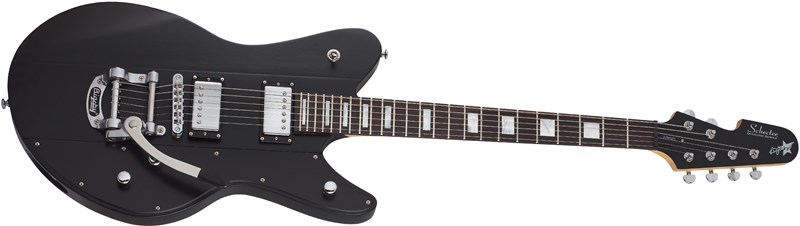 Schecter UltraCure Black/Pearl 3