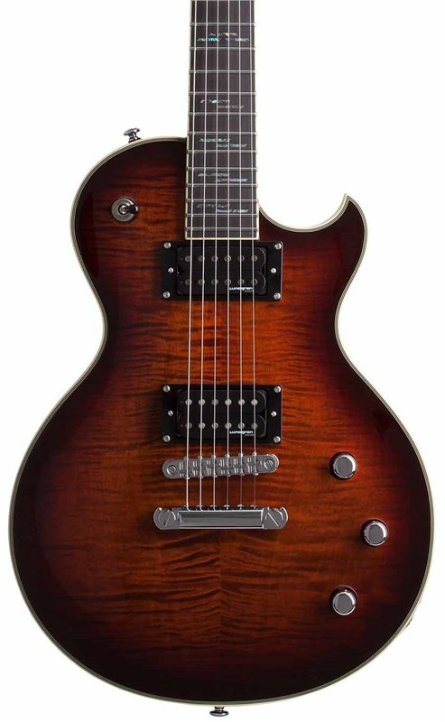 Schecter Solo-II Supreme Ember Burst