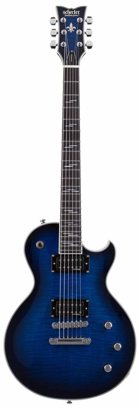 Schecter Solo-II Supreme Blue Burst