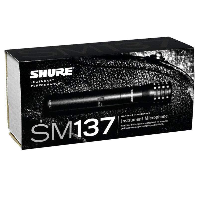 Shure SM137 microphone boxed