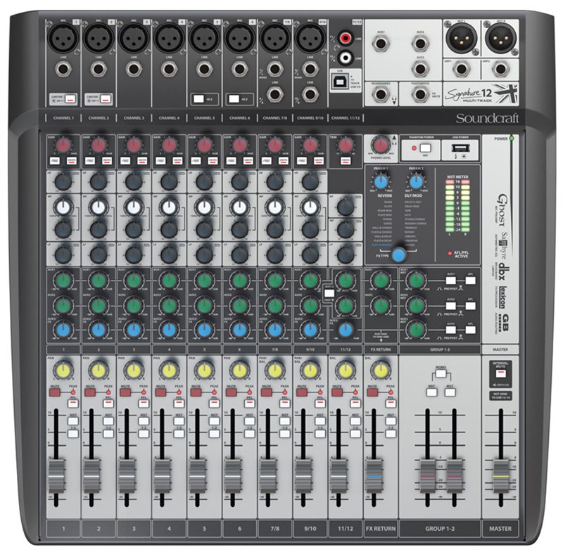 Soundcraft 12MTK Analog Mixer-1