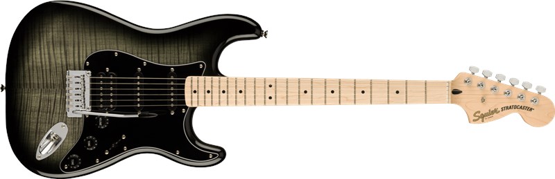 Squier Affinity Series Strat FMT HSS Black Burst